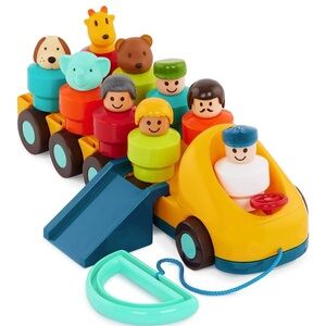 🍀2/$10 Battat Spinning Bus Toy for toddlers